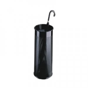 Image of Slingsby UmbrellaWaste Bin Perforated Black 310251