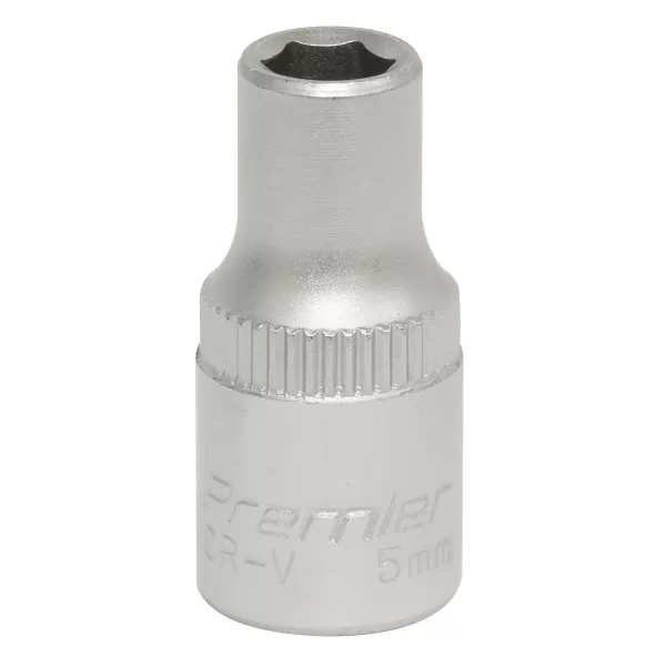Image of Genuine SEALEY S1405 WallDrive® Socket 5mm 1/4Sq Drive