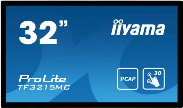 Image of iiyama TF3215MC 32 VA Full HD 30-point PCAP touch TF3215MC-B2 Black