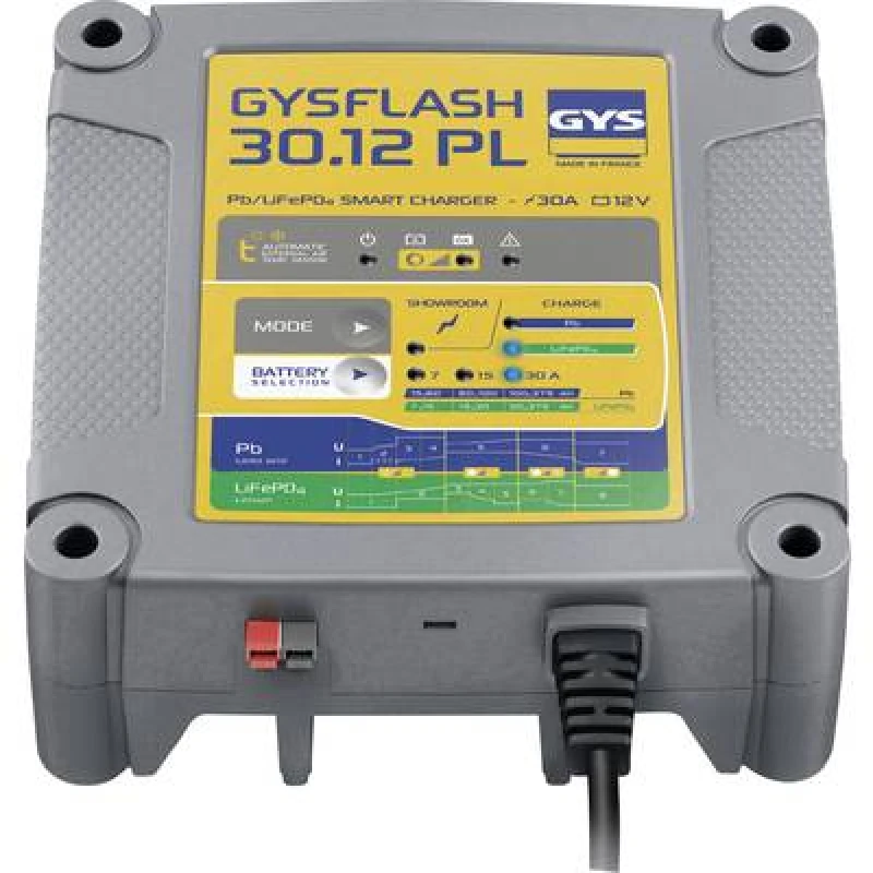 Image of GYS GYS GYSFLASH 30.12 PL 029668 Automatic charger, Battery monitor 029668