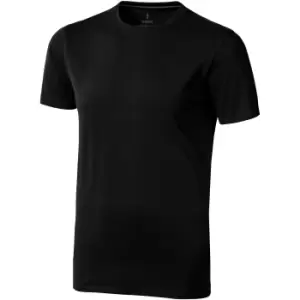 Image of Elevate Mens Nanaimo Short Sleeve T-Shirt (S) (Solid Black)