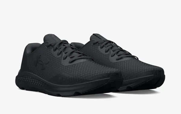 Image of Under Armour Armour Charged Pursuit 3 Mens Trainers Runners 6 (40) Black 12108640260