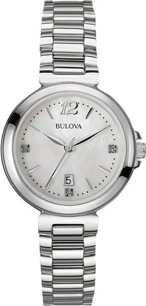 Image of Bulova Watch Diamond Ladies - White BUL-191