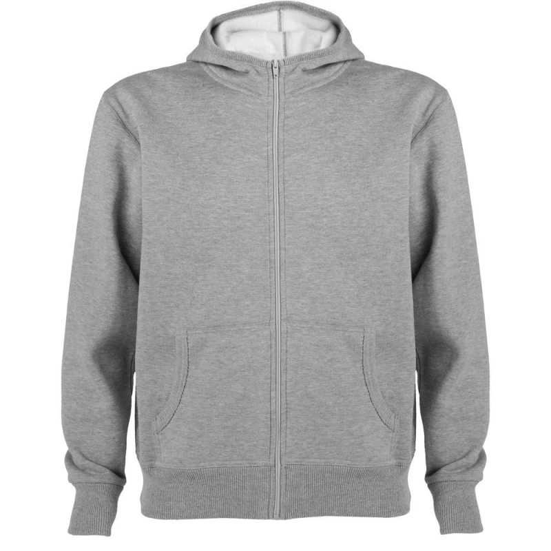 Image of ROLY ROLY Men Mont Blanc Full Zip Hoodie in Grey Size: Small Grey S Male 5063470582778