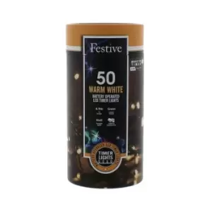 Image of Festive - Timer string lights - Warm White - 100 LEDs