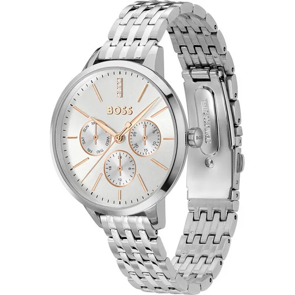 Image of BOSS 1502781 Womens Symphony Silver Dial / Stainless Steel Watch