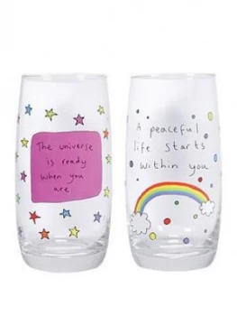 Image of Charlotte Reed May The Thoughts Be With You Glasses Set Of 2