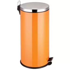 Image of Premier Housewares 30L Pedal Bin - Orange