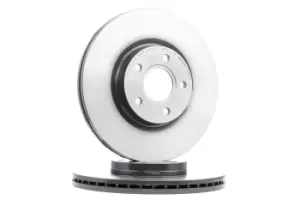 Image of PAIR PAINTED BREMBO BRAKE DISCS 09.9468.11