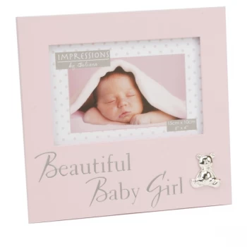 Image of 6" x 4" - Beautiful Baby Girl Photo Frame