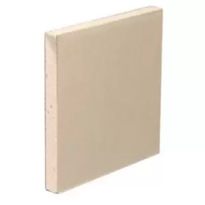 Image of Gyproc Standard Square Edge Plasterboard, (L)2.4M (W)1.2M (T)12.5mm Ivory