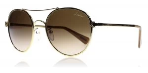 Image of Lanvin Paris SLN067 Sunglasses Gold 300 53mm