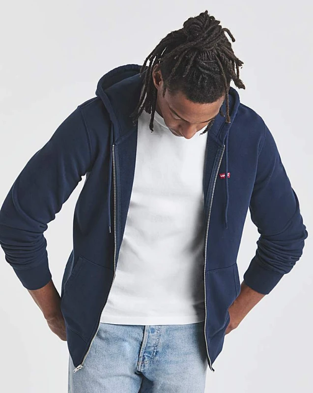 Image of New Original Zip-Up Hoodie in Cotton