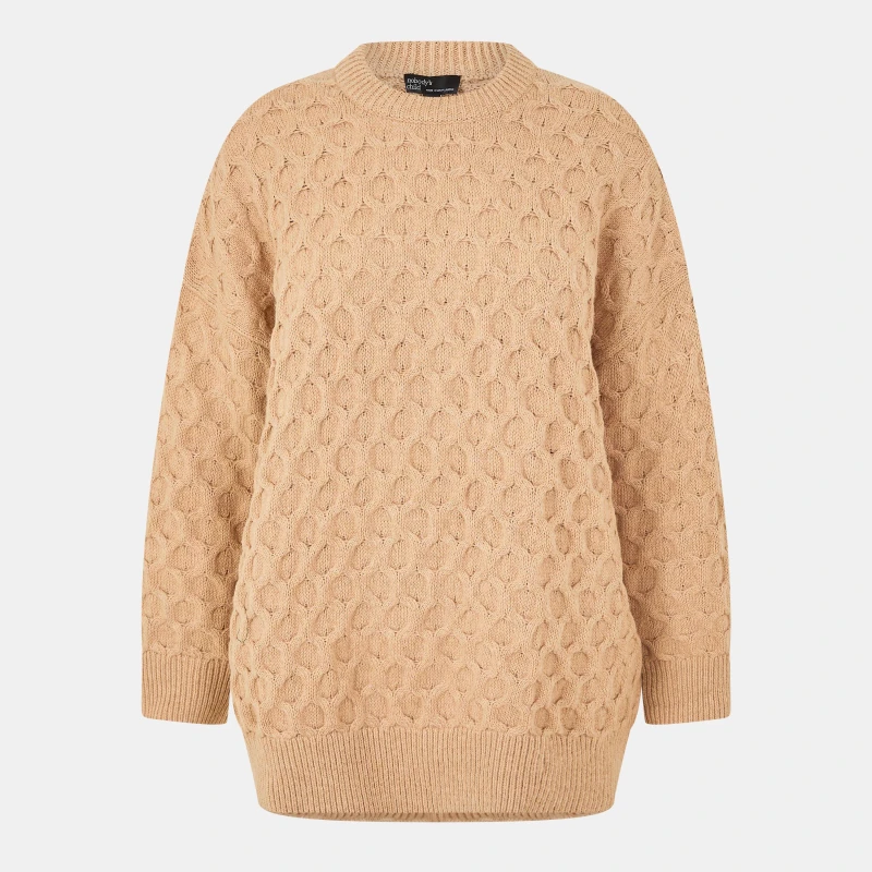 Image of Nobodys Child Womens Crew Neck Jumper Beige female 8 (XS)