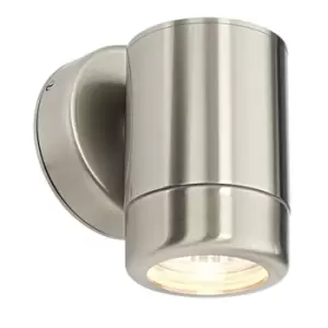 Image of Dimmable Outdoor IP65 Wall Downlight - 7W GU10 LED Marine Grade Stainless Steel