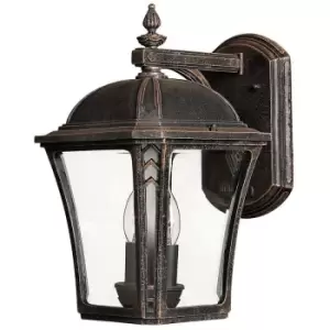 Image of Elstead Wabash - 2 Light Outdoor Medium Wall Lantern Light Mocha IP44, E14