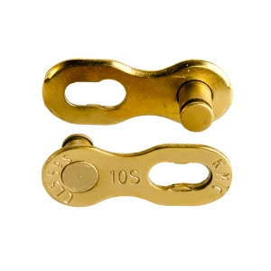 Image of KMC 9 Speed Missing Link 6.6mm Gold (x2)