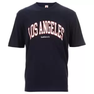 Image of SoulCal USA Print T Shirt Mens - Blue