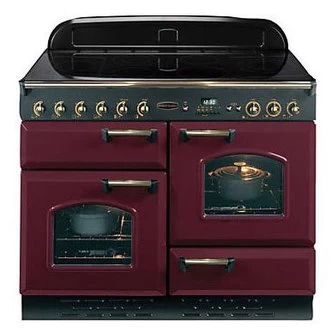 Image of Rangemaster 90450 110cm CLASSIC DELUXE Induction Range In Cranberry Br