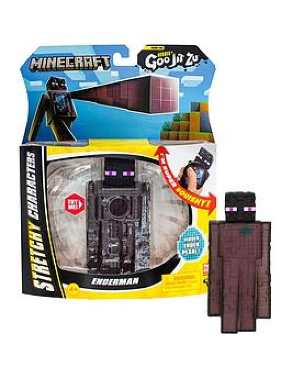 Image of Heroes of Goo Jit Zu Minecraft Stretchy Characters Collect Enderman With Ender Pearl Unique Goo Fillings With Hidden Pieces Inside.