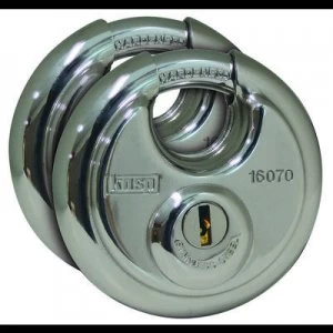 Image of Kasp K16070D2 Padlock Silver Key