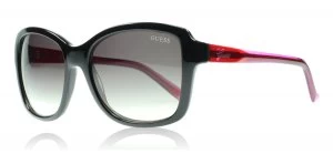 Image of Guess 7360 Sunglasses Black / Pink 35 57mm