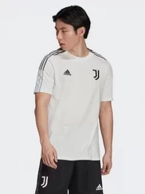 Image of adidas Juventus Tiro T-Shirt, White, Size 2XL, Men