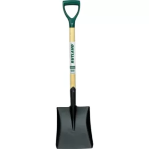 Image of Square Mouth Shovel, Carbon Steel, Hardwood Shaft