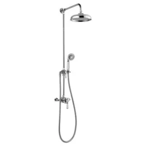 Image of Mira Realm Single-Spray Pattern Chrome Effect Thermostatic Shower