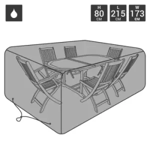 Image of Charles Bentley Waterproof Large 6 Seater Rectangle Furniture Set Cover - Black