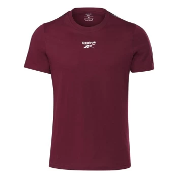 Image of Reebok Tape T Shirt Mens - Red