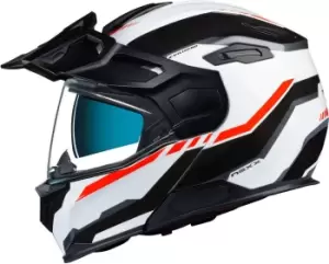 Image of Nexx X.Vilijord Continental Helmet, black-white-red Size M black-white-red, Size M