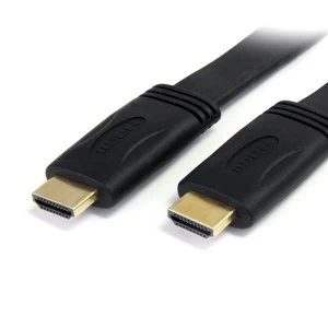 Image of StarTech 15ft High Speed Flat HDMI Digital Video Cable with Ethernet