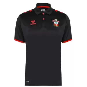 Image of Hummel Southampton FC Polo Shirt Mens - Black