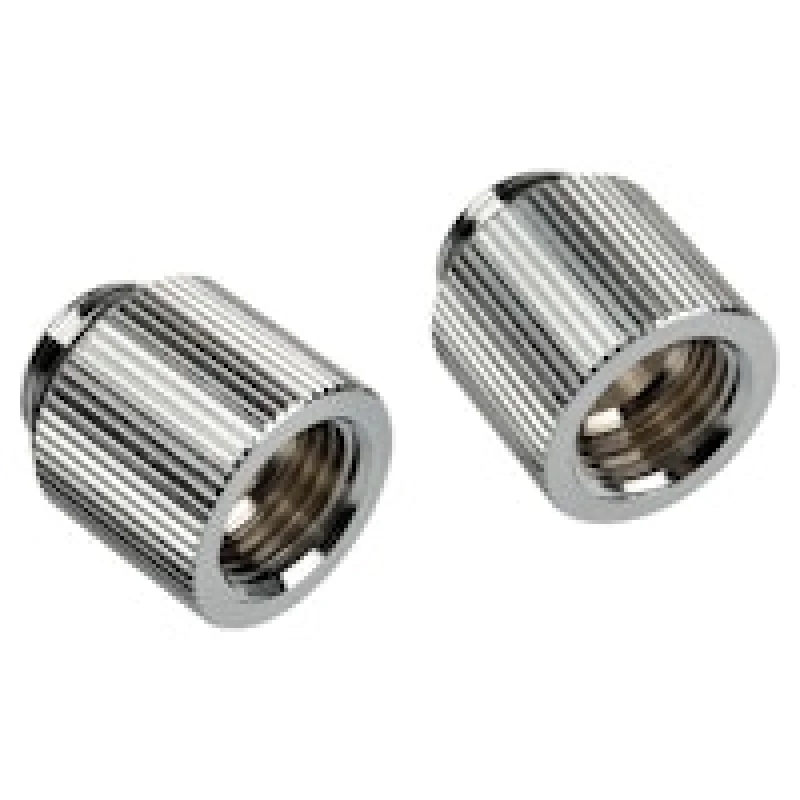 Image of Bitspower Touchaqua 15mm Extender Fitting - Silver (2 PCS )