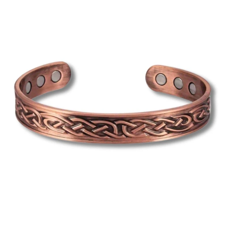 Image of Aye Do Gifts Mens Celtic Copper Bangle - Magnetic Energy Copper male One Size