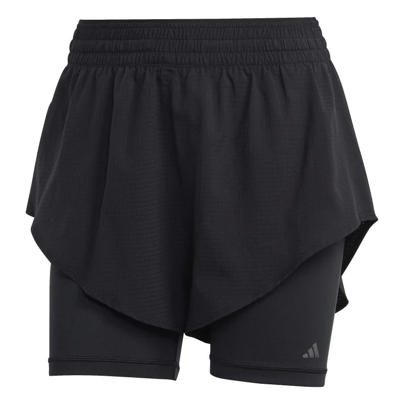 Image of adidas Hiit Heat.Rdy Training 2-In-1 Shorts Womens - Black 2XS