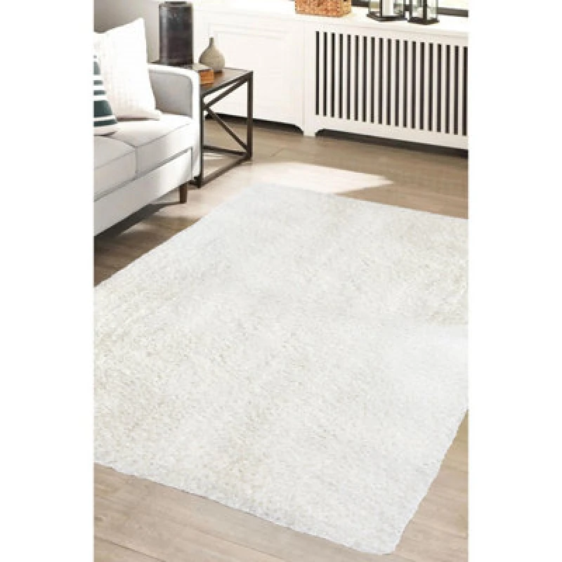 Image of Homemaker Snug Plain Shaggy Cosy Rug Ivory - Homemaker - Size: 80X150 Ivory 80X150 ND76509