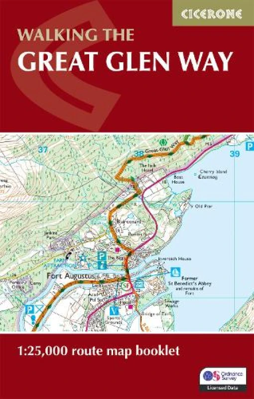 Image of Walking the Great Glen Way Map Booklet : 1:25,000 OS Route Mapping Paperback / softback