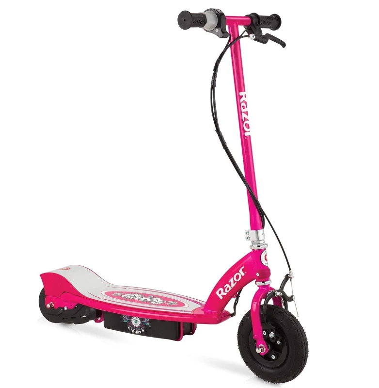 Image of Razor E100 Electric Scooter - Daisy in Pink Size: 1 Pack Pink Unisex 1 Pack
