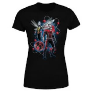 Image of Ant-Man And The Wasp Particle Pose Womens T-Shirt - Black