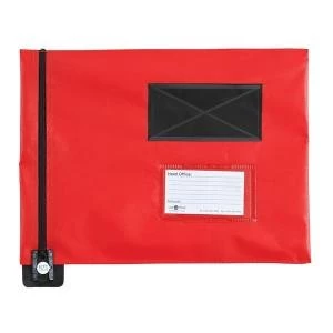 Image of Flat Mail Pouch A4 285mm x 345mm Red FP7R