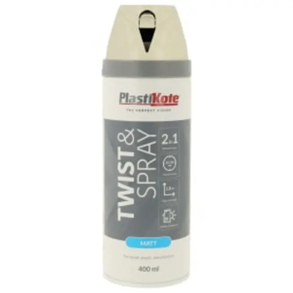 Image of Plastikote Premium Matt Aerosol Spray Paint 23118 Colour: Georgian Stone