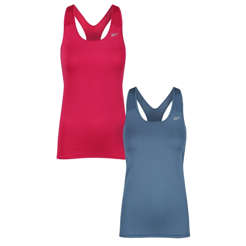 Image of Reebok Romy Vest 2PK - Blue Blue 4