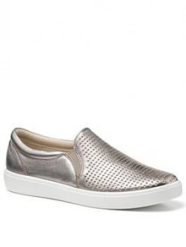 Image of Hotter Daisy Deck Shoes - Pewter