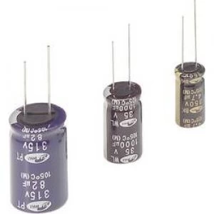 Image of Electrolytic capacitor Radial lead 5mm 22 uF 350