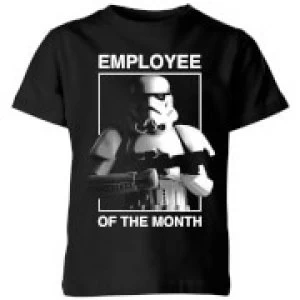Image of Star Wars Employee Of The Month Kids T-Shirt - Black - 7-8 Years