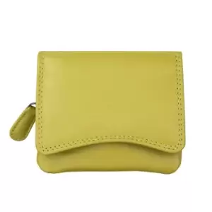Image of PRIMEHIDE Verona Collection Purse 8 X Card Slot - Lime Green