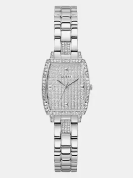 Image of Guess Analogue Watch With Crystal Applique