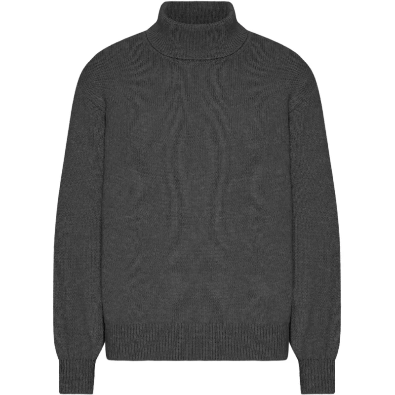 Image of Colorful Standard Turtleneck sweater Colorful Standard Lava Grey Gris Unisex S